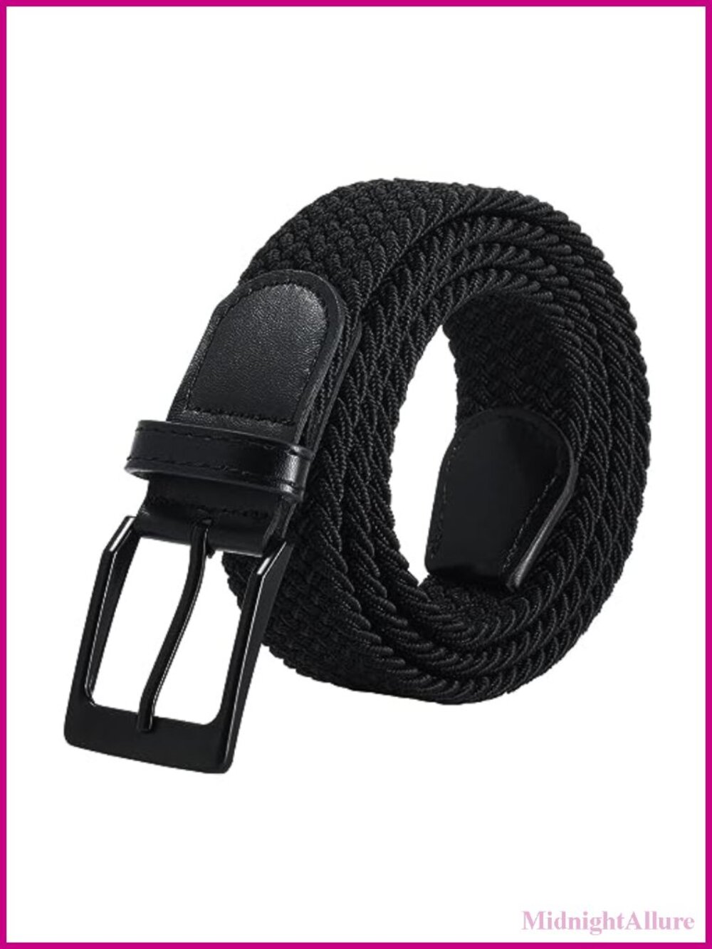 Braided Elastic Belt Woven Stretch Golf Belt for Jeans